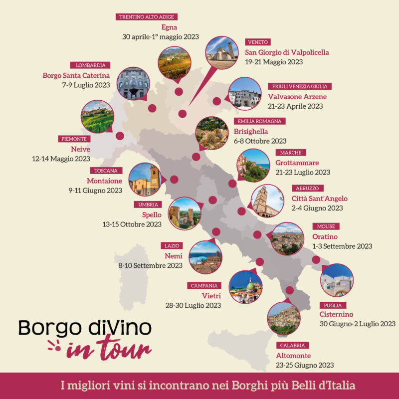 Borgo diVino in tour: al via la terza edizione