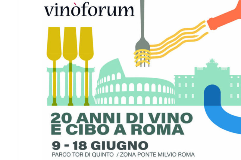 Vinòforum a Roma dal 9 al 18 giugno 2023