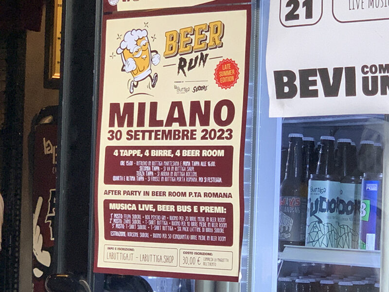 Beer Run: torna a Milano la corsa a base di birra