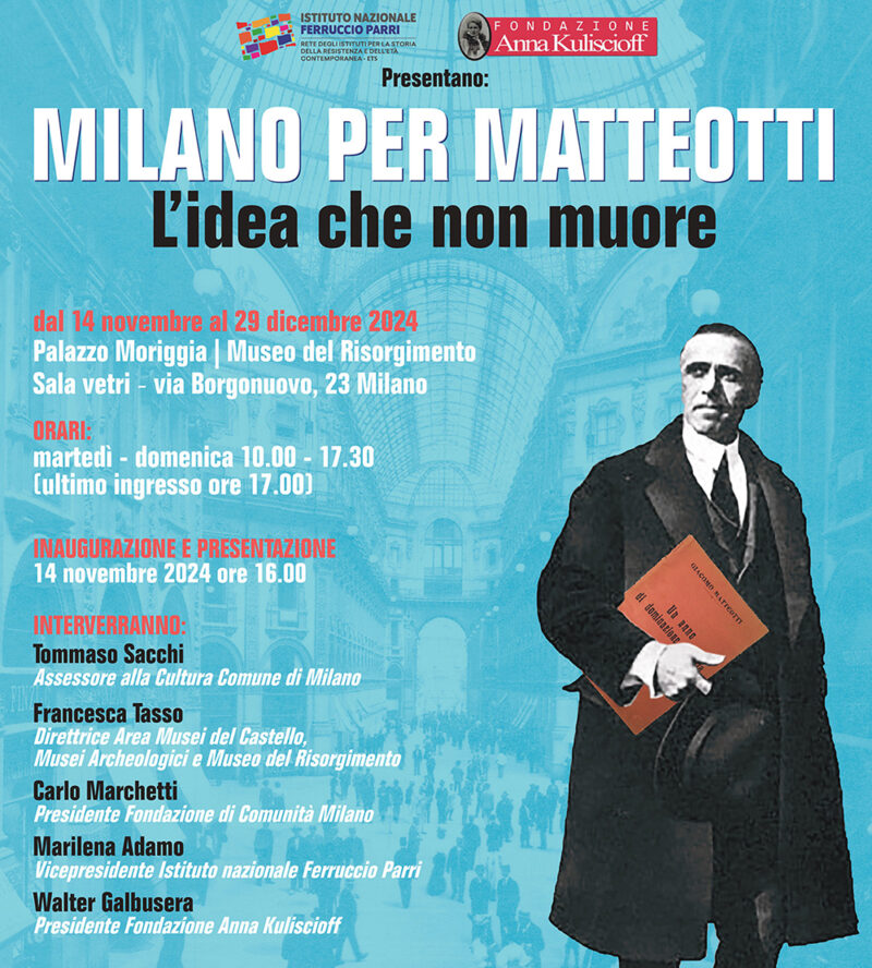Milano per Matteotti: L’idea che non muore